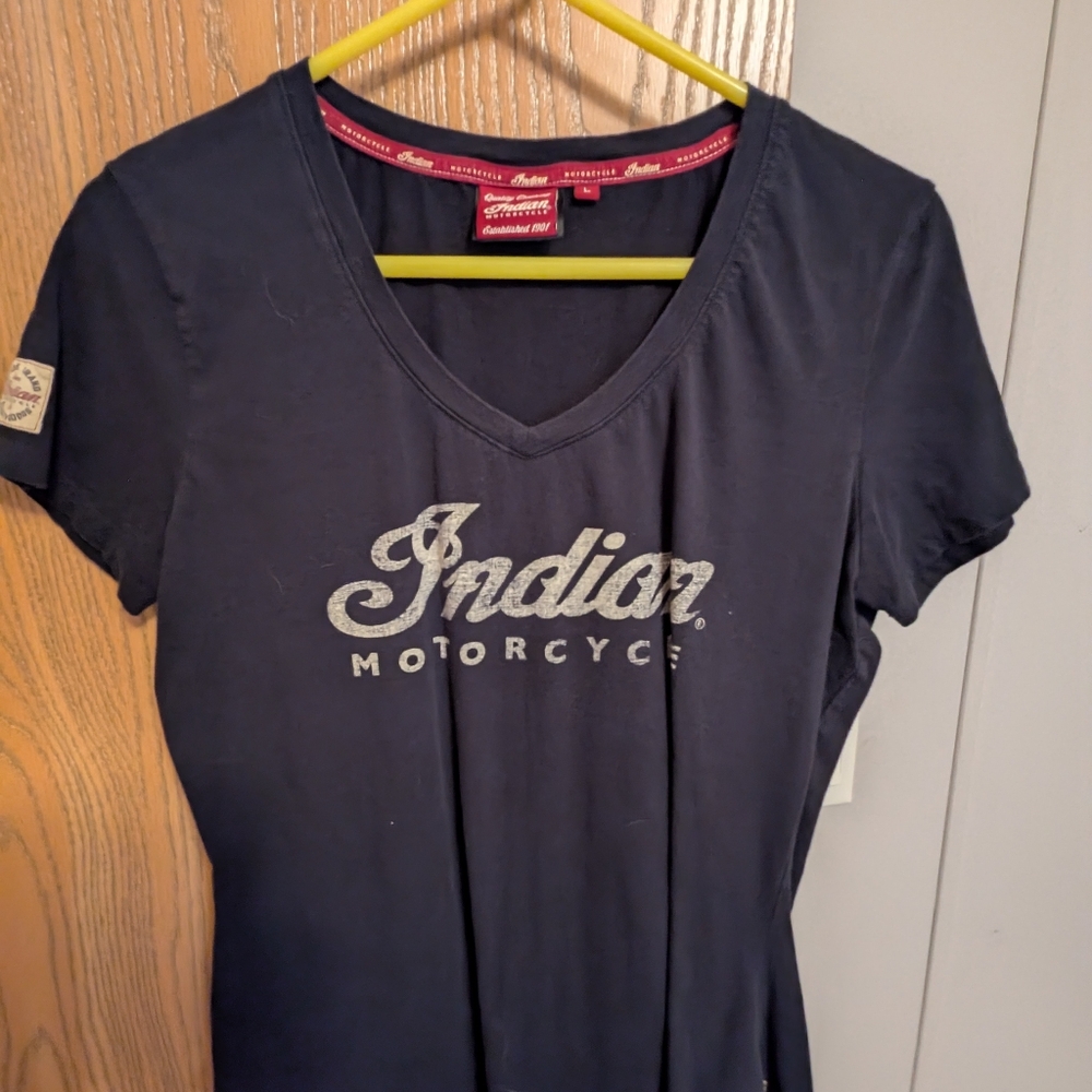 Indian Motorcycle Women's Navy Tee